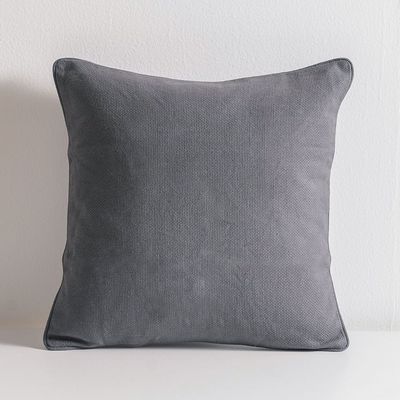 Gleam Dyed Matti Weave Cushion Cover Grey 45x45 Cm 