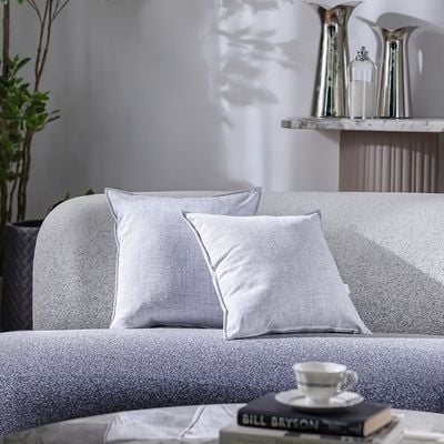 Meadow Set Of 2 Cushions Cover Grey 45X45 Cm