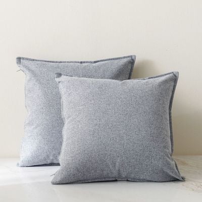 Meadow Set Of 2 Cushions Cover Dark Grey 45X45 Cm