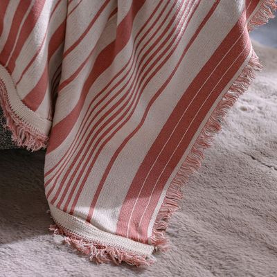 Ss25-Takisha Chunky Knited Throw- 127X152 Cm Brown (Sti-5001)