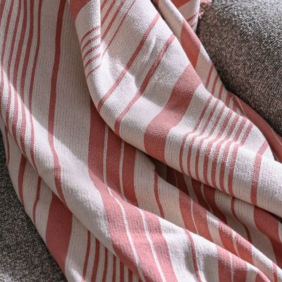 Ss25-Takisha Chunky Knited Throw- 127X152 Cm Brown (Sti-5001)