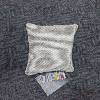 Ss25-Gleam Hand Woven Cushion 50X50Cm Grey/White (Ph-5136 )