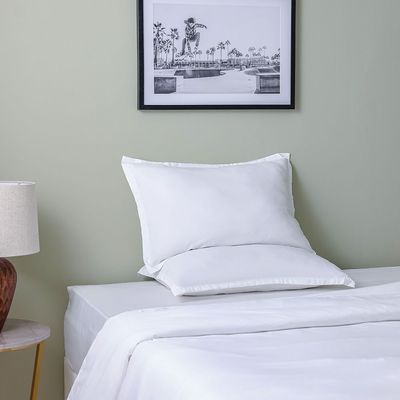 Ss25-Lucid 4Pcs Super King Duvet Cover Set 260X220Cm White Ss25-Lucid 4Pcs Super King Duvet Cover Set 260X220Cm White