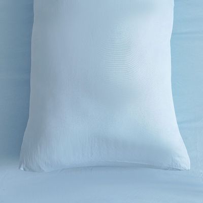 SS25-Arctic Cool 2Pcs Single Fitted Sheet Set Blue 120X200+30 Cm
