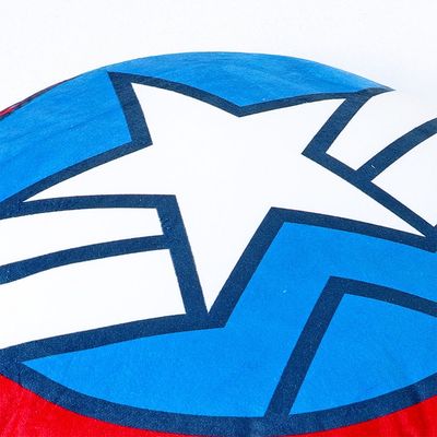 SS25-Caramel Captain America Shaped Cushion 40Cm SS25-Caramel Captain America Shaped Cushion 40Cm