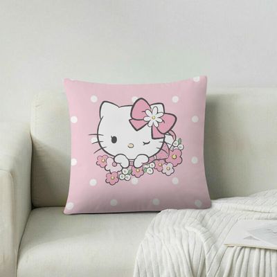 Hello Kitty Filled Cushion-40x40 cm Hello Kitty Filled Cushion-40x40 cm