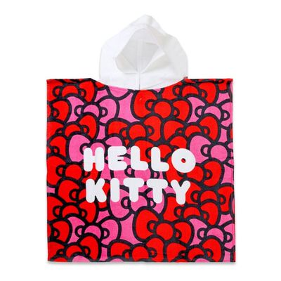 Hello Kitty Terry Cotton Poncho-60x120 cm Hello Kitty Terry Cotton Poncho-60x120 cm