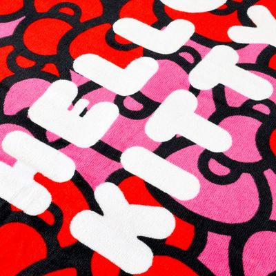 Hello Kitty Terry Cotton Poncho-60x120 cm Hello Kitty Terry Cotton Poncho-60x120 cm