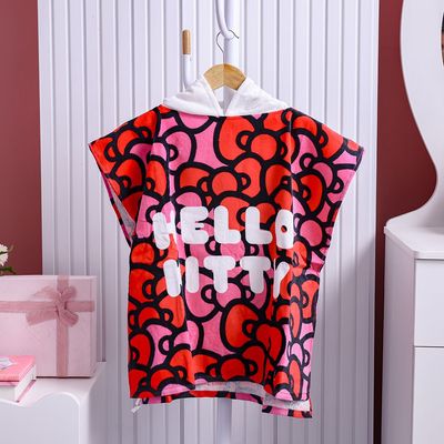Hello Kitty Terry Cotton Poncho-60x120 cm
