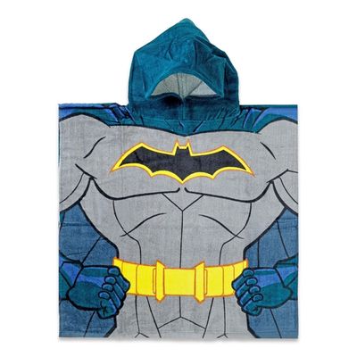 Batman Terry Cotton Poncho-60x120 cm Batman Terry Cotton Poncho-60x120 cm