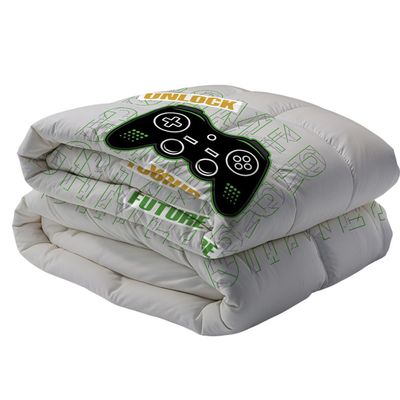 Dreamz Gamerzone Digital Printed 4-Piece Micro Comforter Set 160x220 cm