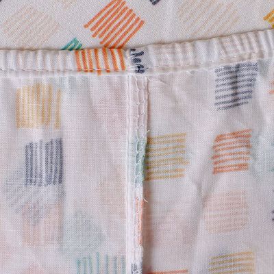 Dreamz Poppy Cotton Digital Printed Fitted Sheet With 1 Pillow Case-90x200+25 cm