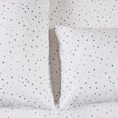 Dreamz Star Cotton Digital Printed Fitted Sheet With 1 Pillow Case-120x200+25 cm