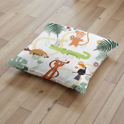 Dreamz Jungle Filled Cushion-45x45 cm