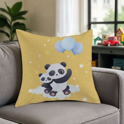 Dreamz Panda Filled Cushion-45x45 cm