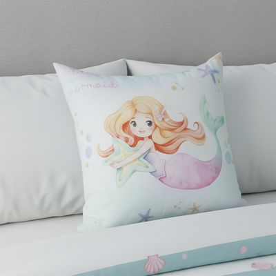 Dreamz Mermaid Filled Cushion-45x45 cm