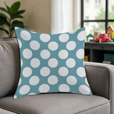 Dreamz Polka Dot Filled Cushion-45x45 cm