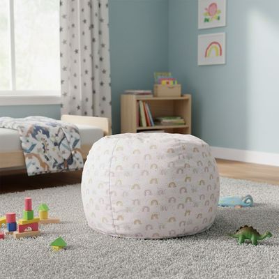 Rainbow Washable Bean Bag With Zipper Closer-50x80 cm