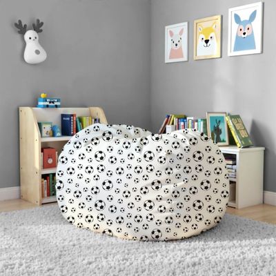 Football Washable Bean Bag With Zipper Closer-50x80 cm
