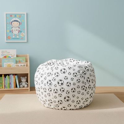 Football Washable Bean Bag With Zipper Closer-50x80 cm
