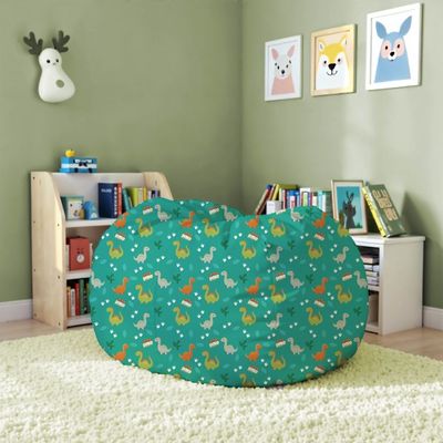 Dino Washable Bean Bag With Zipper Closer-50x80 cm