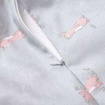 Bunny Washable Bean Bag With Zipper Closer-50x80 cm