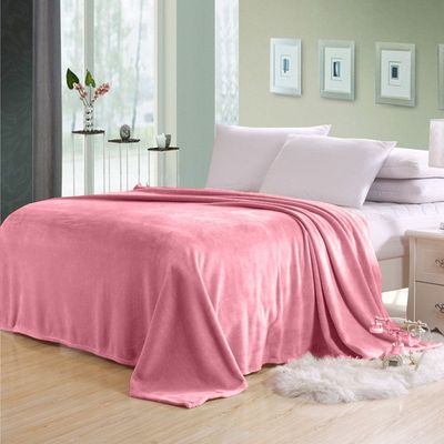Mellow Kids Flannel Blanket Pink-150x220 cm