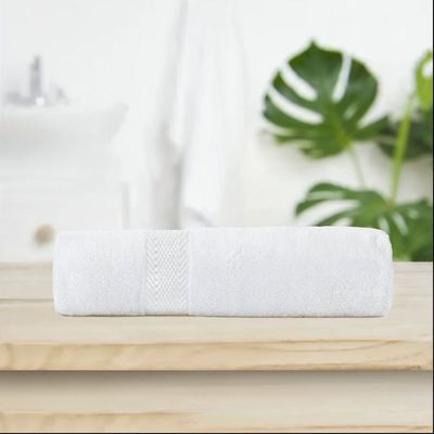 Supersoft 580 GSM Cotton Kids Bath Towel White-50x100 cm