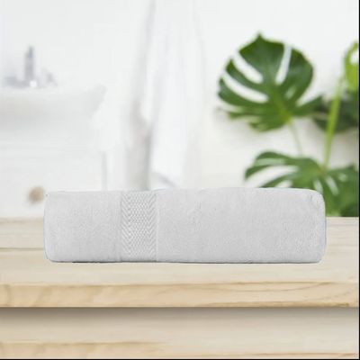 Supersoft 580 GSM Cotton Kids Bath Towel White-50x100 cm