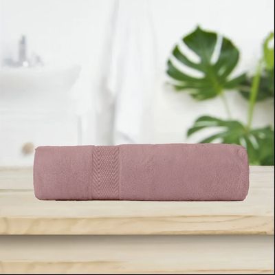 Supersoft 580 GSM Cotton Kids Bath Towel Pink-50x100 cm