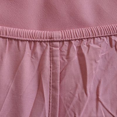 Kids 120x200 Solid Fitted Sheet-Dark Pink