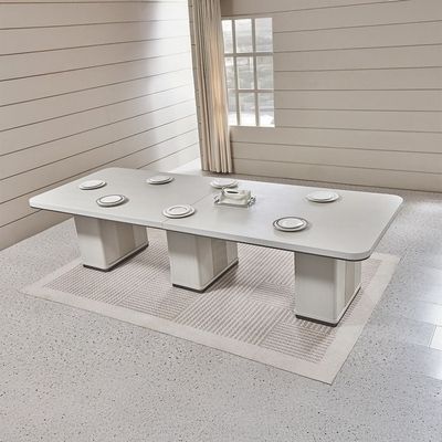Aries 1+10 Dining set - Beige/L.Beige Oak veneer