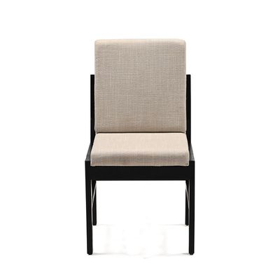 Leeds 1+8 Wooden Dining Set - Black/Beige