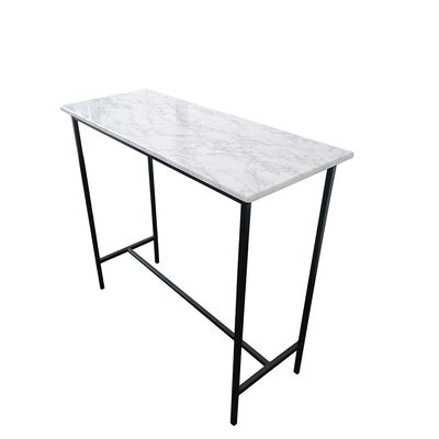 Paloz 1+2 High Table Set - White/Black