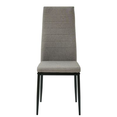 Sicilia 1+6 Tempered Glass Dining Set - Black/Grey