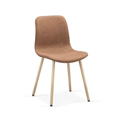 Sapphire 1+6 Sintered Stone Dining Set - Natural Oak/Brown