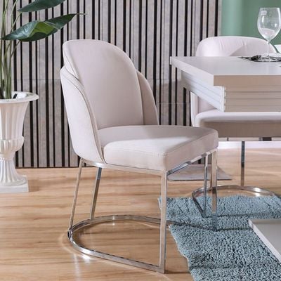 Seychelles 1+8-Seater Dining Set - Power White/Silver - With 2-Year Warranty