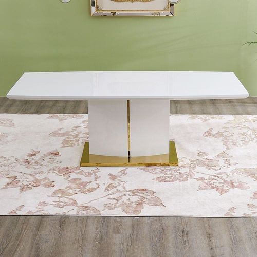 Annaliza 8 Seater Dining Table - White