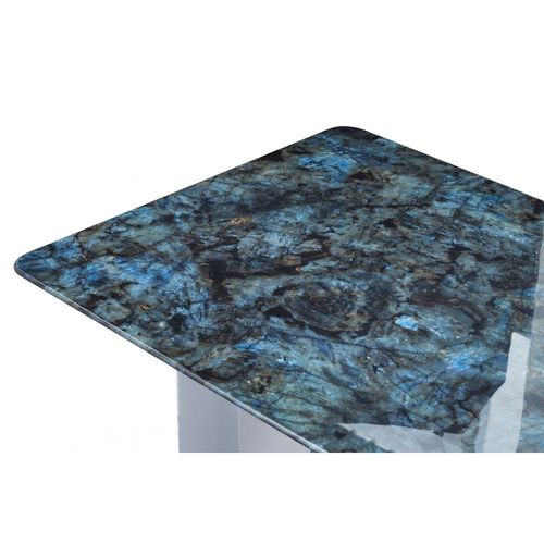 Reyna 8-Seater Sintered Stone Dining Table - Grey/Blue - With 2-Year Warranty