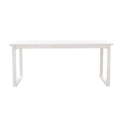 Kensley 6-Seater Dining Table - White - With 2-Year Warranty