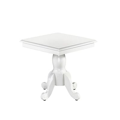 Lorene 1 + 2-Seater Tea Table Set - Pearl White/Grey - With 2-Year Warranty