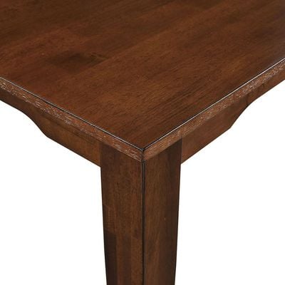 Wallace 6-Seater Wooden Dining Table - Walnut - With 2-Year Warranty