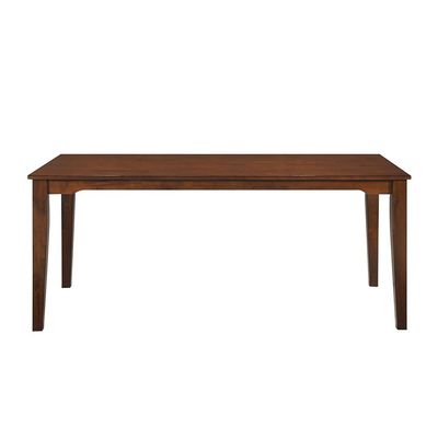 Wallace 6-Seater Wooden Dining Table - Walnut - With 2-Year Warranty