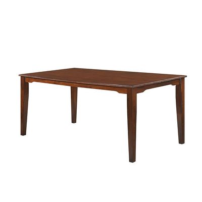 Wallace 6-Seater Wooden Dining Table - Walnut - With 2-Year Warranty