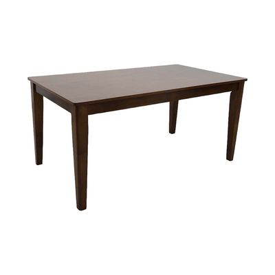 Raytown  1 + 6  Solidwood Dining set- Walnut / Brown