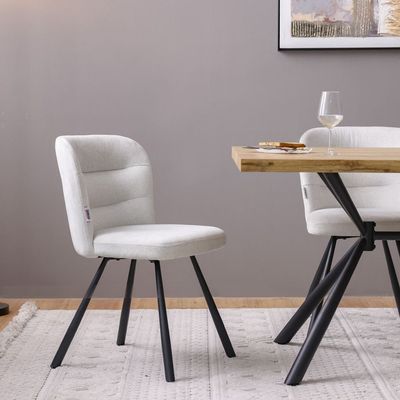 Moroni  1 + 6   Dining set- Brown / Grey