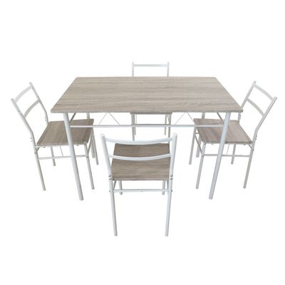 Viva 1 + 4 Dining Set - Light Grey Oak