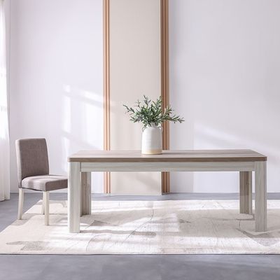 Olivos 8 Seater Dining Table -  Ash/Grey Oak