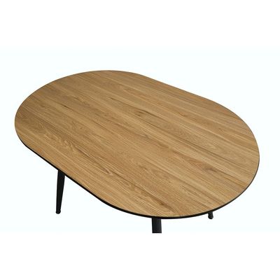 Santiago 4 Seater Dining Table- Brown/Black