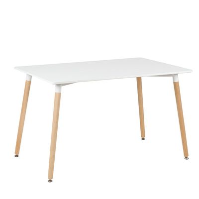 Stork 4 Seater  Dining Table  - White / Beech